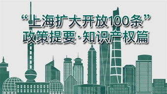 上海扩大开放100条 知识产权篇